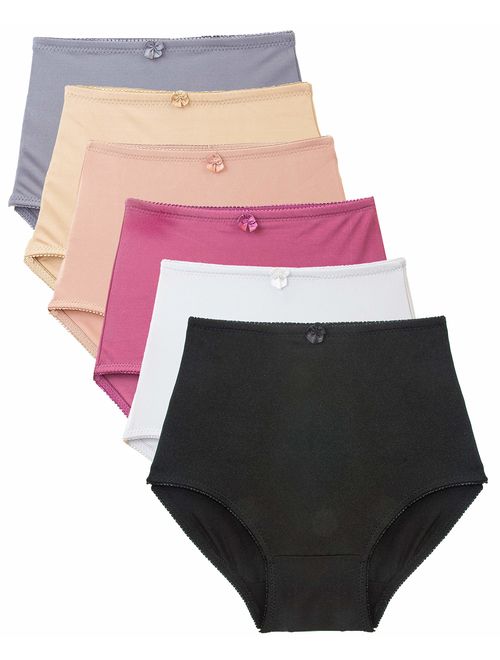 Buy Barbra's 6 Pack Women's High-Waist Tummy Control Girdle Panties ...
