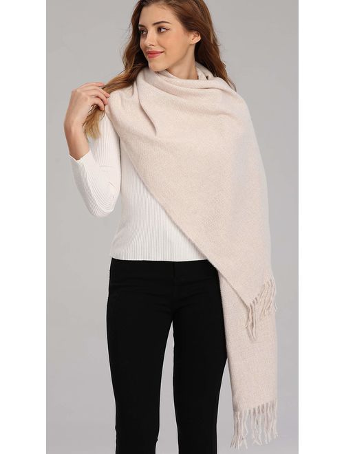 Women Men Winter Thick Cable Knit Wrap Chunky Warm Scarf All Colors