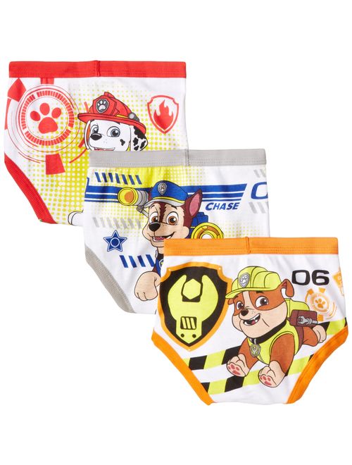 Handcraft Little Boys' Toddler Paw Patrol Brief (Pack of 7), Assorted, 4T