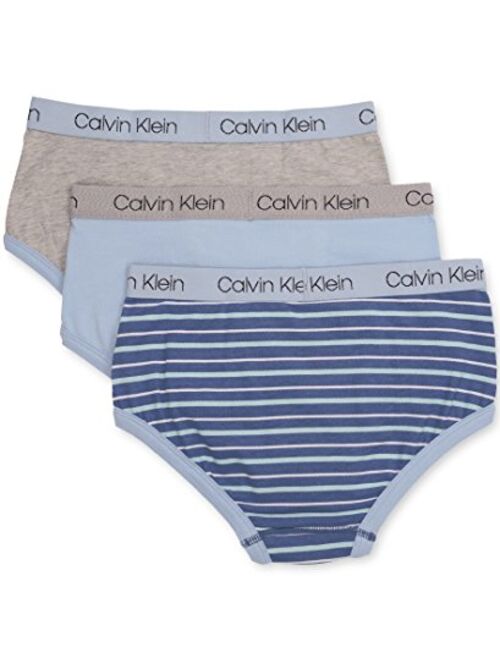 Calvin Klein Boys' Kids Modern Cotton Assorted Briefs Underwear, Multipack