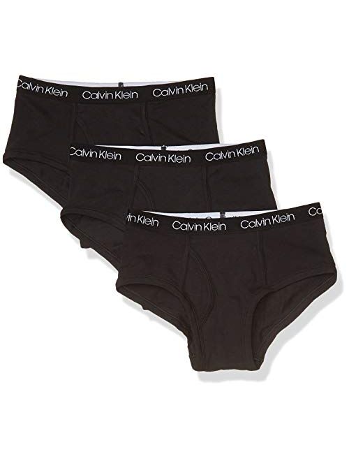 Calvin Klein Boys' Kids Modern Cotton Assorted Briefs Underwear, Multipack