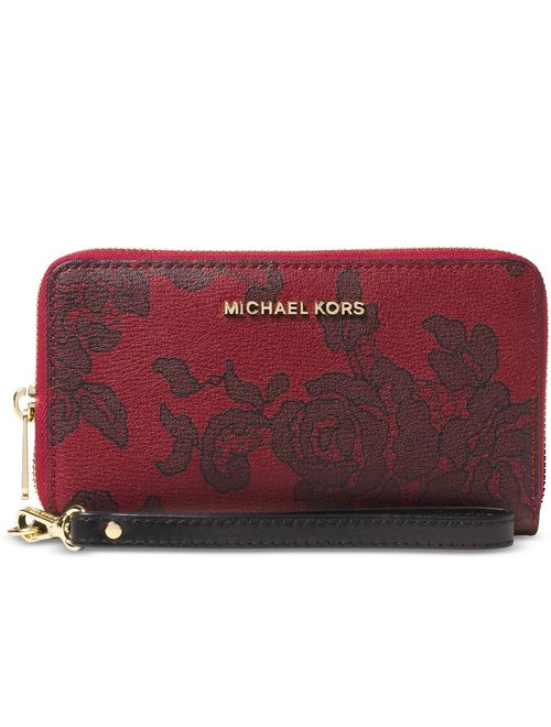 Michael Kors Women's Jet Set Travel Large Smartphone Wristlet