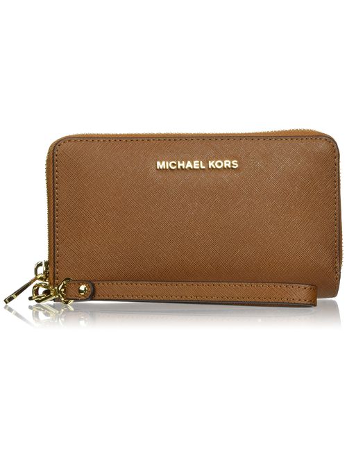 Michael Kors Women's Jet Set Travel Large Smartphone Wristlet