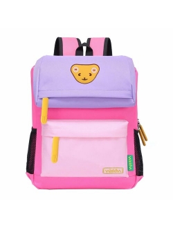 Willikiva Cute Bear Kids School Backpack for Children Elementary School Bags Book Bags