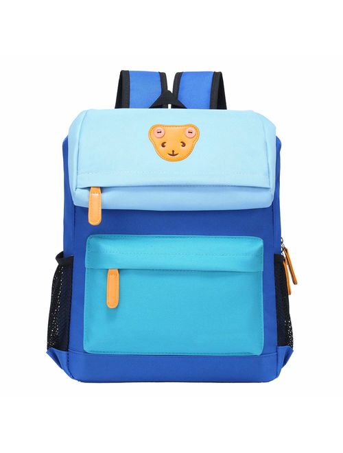 Willikiva Cute Bear Kids School Backpack for Children Elementary School Bags Book Bags