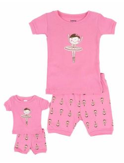 Shorts Kids & Toddler Pajamas Matching Doll & Girls Pajamas 100% Cotton Owl Pjs Set (2-10 Years) Fits American Girl