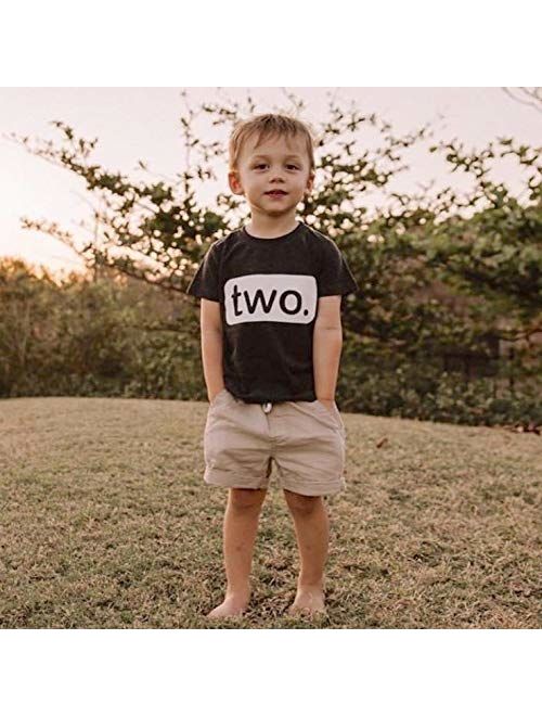 2nd Birthday Shirt boy 2 Year Old Toddler Kids Outfit Second Two t-Shirt Party