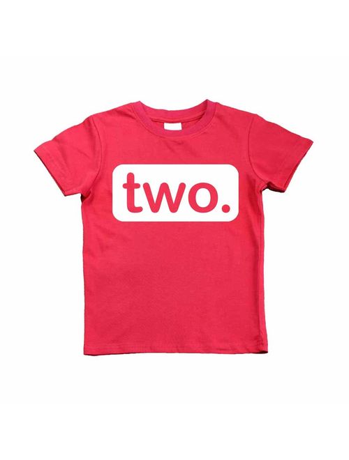 2nd Birthday Shirt boy 2 Year Old Toddler Kids Outfit Second Two t-Shirt Party