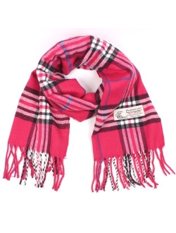 Plaid Cashmere Feel Classic Soft Luxurious Winter Scarf For Men Women