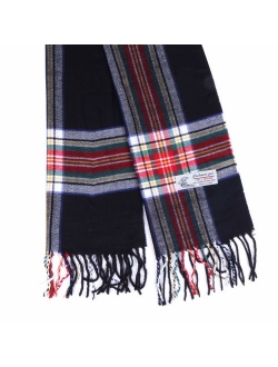 Plaid Cashmere Feel Classic Soft Luxurious Winter Scarf For Men Women