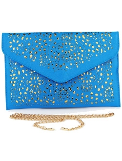 2019 Women Envelope Wedding Party Purses Chain Shoulder Bag Evening Day Clutch Bag