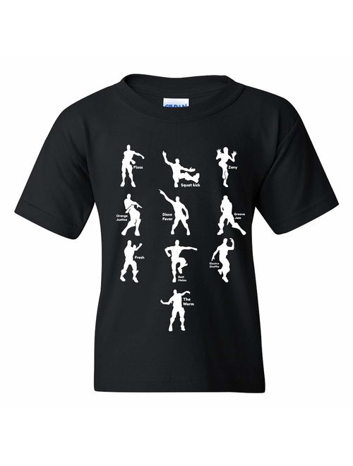 UGP Campus Apparel Emote Dances - Funny Youth T Shirt