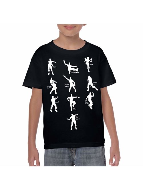 UGP Campus Apparel Emote Dances - Funny Youth T Shirt