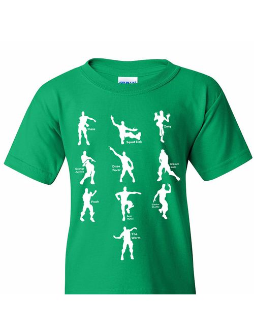 UGP Campus Apparel Emote Dances - Funny Youth T Shirt