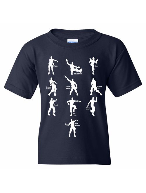 UGP Campus Apparel Emote Dances - Funny Youth T Shirt