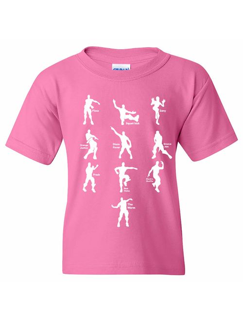 UGP Campus Apparel Emote Dances - Funny Youth T Shirt