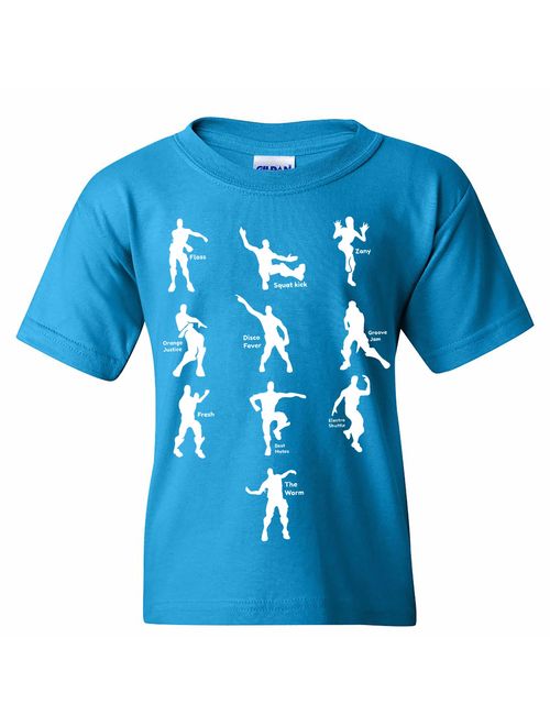 UGP Campus Apparel Emote Dances - Funny Youth T Shirt