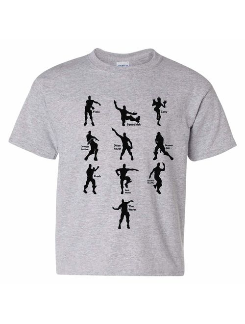 UGP Campus Apparel Emote Dances - Funny Youth T Shirt