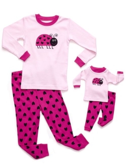 Kids & Toddler Pajamas Matching Doll & Girls Pajamas