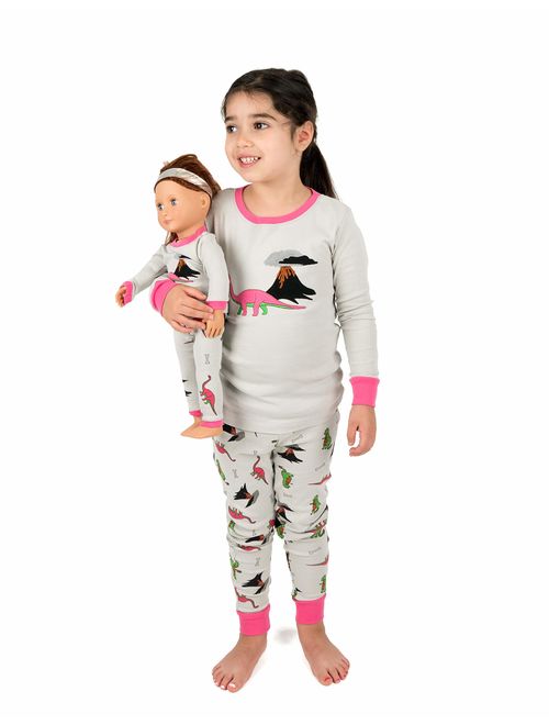 Leveret Kids & Toddler Pajamas Matching Doll & Girls Pajamas 