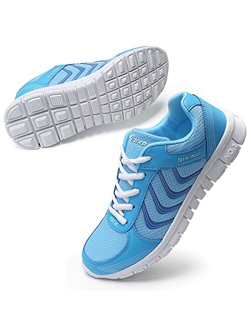 DUOYANGJIASHA Women's Athletic Mesh Breathable Casual Sneakers Lace Up Running ,Tennis Shoes