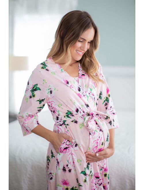 Baby Be Mine Maternity Labor Delivery Nursing Robe Hospital Bag Must Have