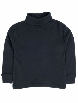 Girls Boys & Toddler Solid Turtleneck