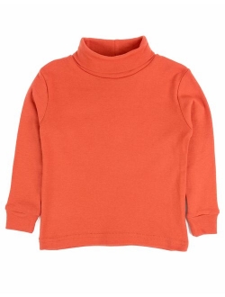 Girls Boys & Toddler Solid Turtleneck