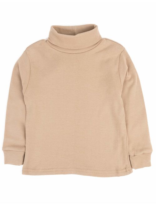 Leveret Girls Boys & Toddler Solid Turtleneck 