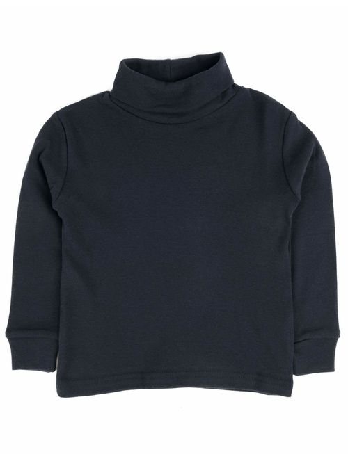 Leveret Girls Boys & Toddler Solid Turtleneck 