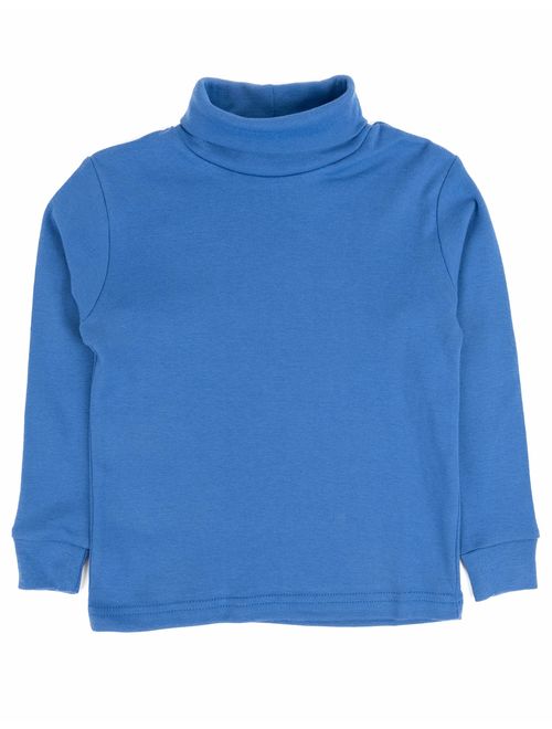 Leveret Girls Boys & Toddler Solid Turtleneck 