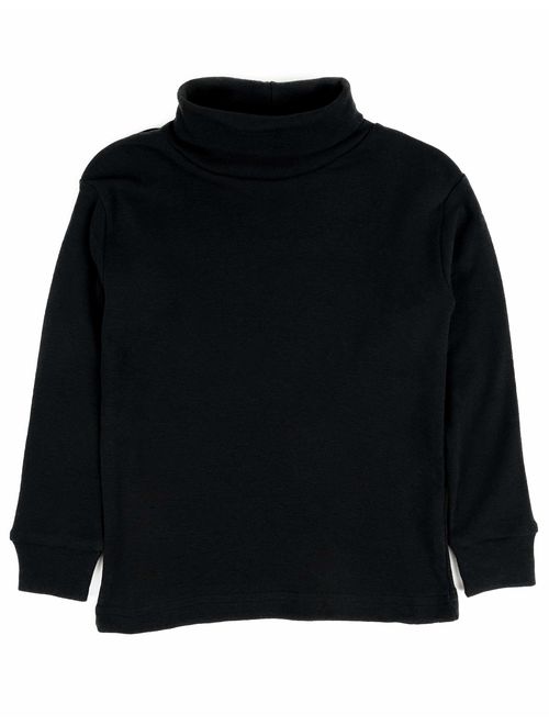 Leveret Girls Boys & Toddler Solid Turtleneck 