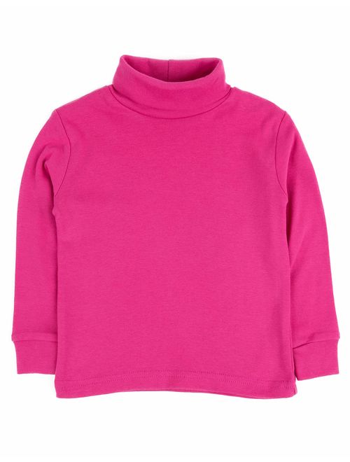 Leveret Girls Boys & Toddler Solid Turtleneck 