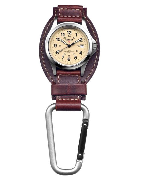 Dakota Watch Company Leather Field Clip Watch