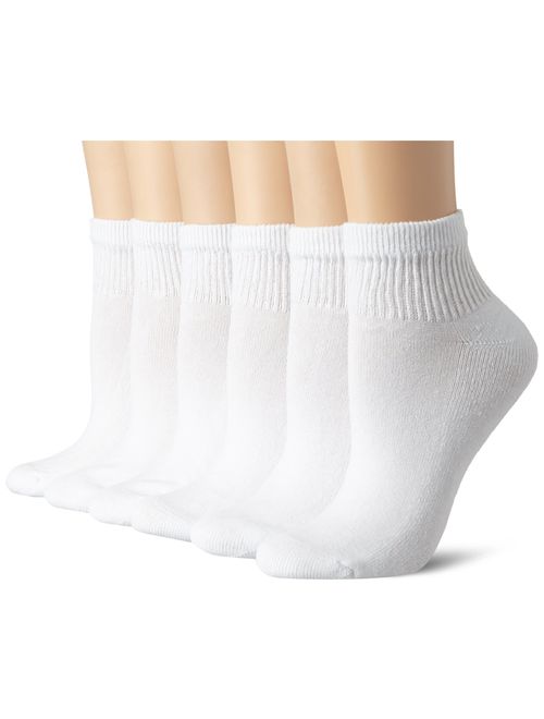 Hanes Women's Cushioned Athletic Ankle Socks