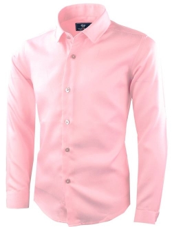 Boys' Signature Sateen Long Sleeve Dress Shirt