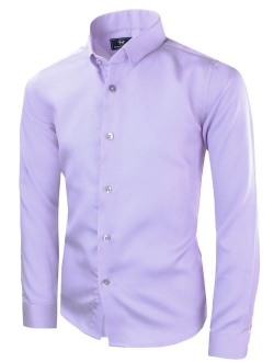 Boys' Signature Sateen Long Sleeve Dress Shirt