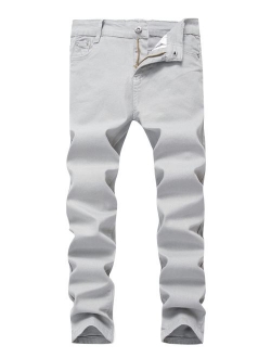 Boy's Skinny Fit Stretch Fashion Jeans Pants