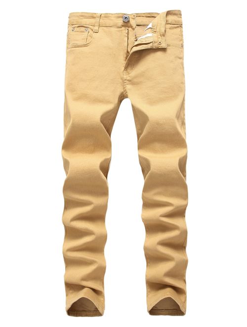 Boy's Skinny Fit Stretch Fashion Jeans Pants