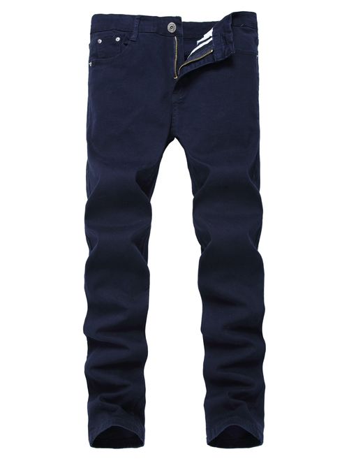 Boy's Skinny Fit Stretch Fashion Jeans Pants