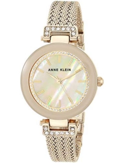 Women's Swarovski Crystal Accented Mesh Bracelet Watch