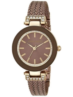 Women's Swarovski Crystal Accented Mesh Bracelet Watch