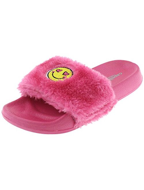 Capelli New York Girls Faux Fur I Feel Lovestruck Fashion Slide