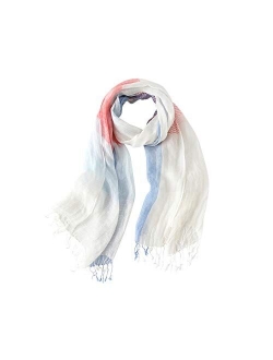 Lightweight Summer Scarf Shawl Wrap Linen Feel Scarves For Men And Women