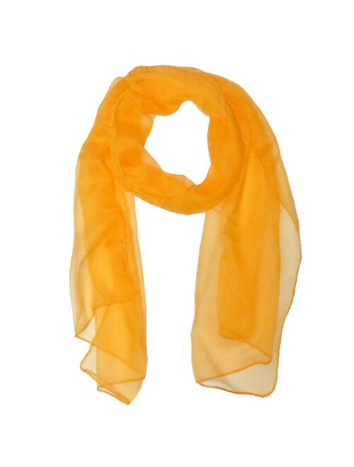 Wrapables Solid Color 100% Silk Long Scarf