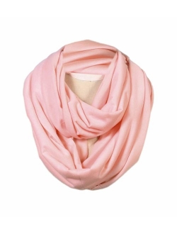 Scarfand's Super Soft Light Weight Solid Color Infinity Loop Scarf