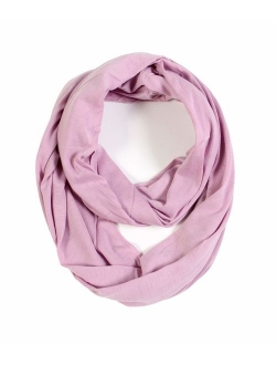 Scarfand's Super Soft Light Weight Solid Color Infinity Loop Scarf