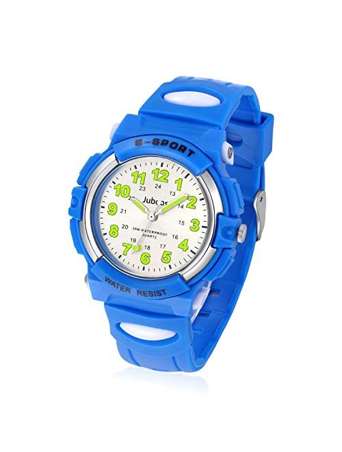 Kids Watch Analog, Child Quartz Wristwatch with for Kids Boys Girls Waterproof Time Teach Watches Rubber Band Analog Quartz Children Sport Outdoor Boys Kids Wrist Watches