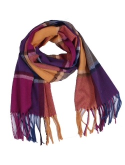 Agio Kids Scarf Warm Shawls Scarves Parent-child Scarf Womens Plaid Scarfs Small