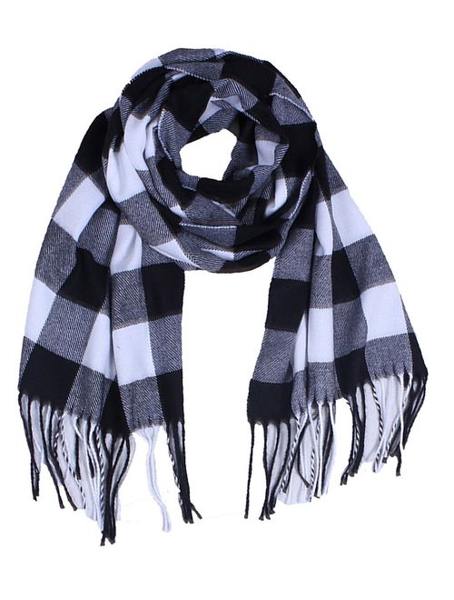 Wander Agio Kids Scarf Warm Shawls Scarves Parent-child Scarf Womens Plaid Scarfs Small